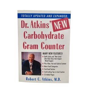 2002 Dr. Atkins' New Carbohydrate Gram Counter book